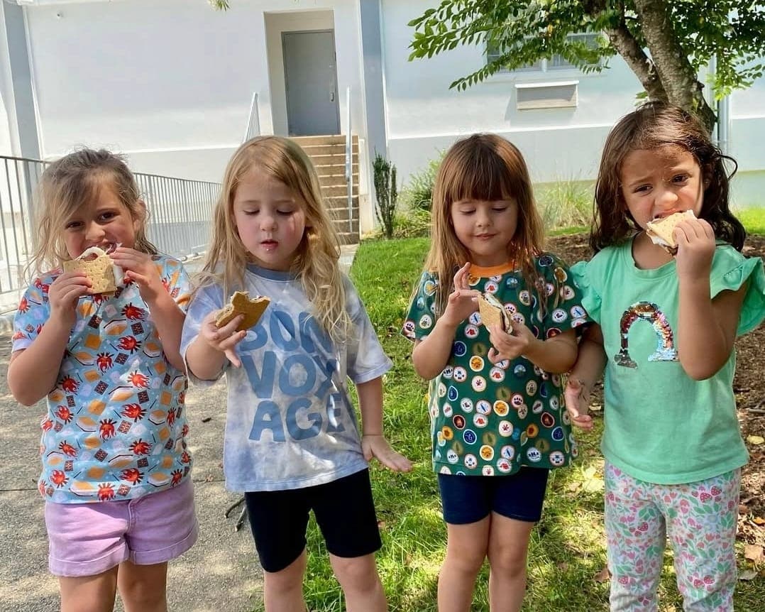 Snacks & Fellowship — Sharing snacks, smiles, and friendship.